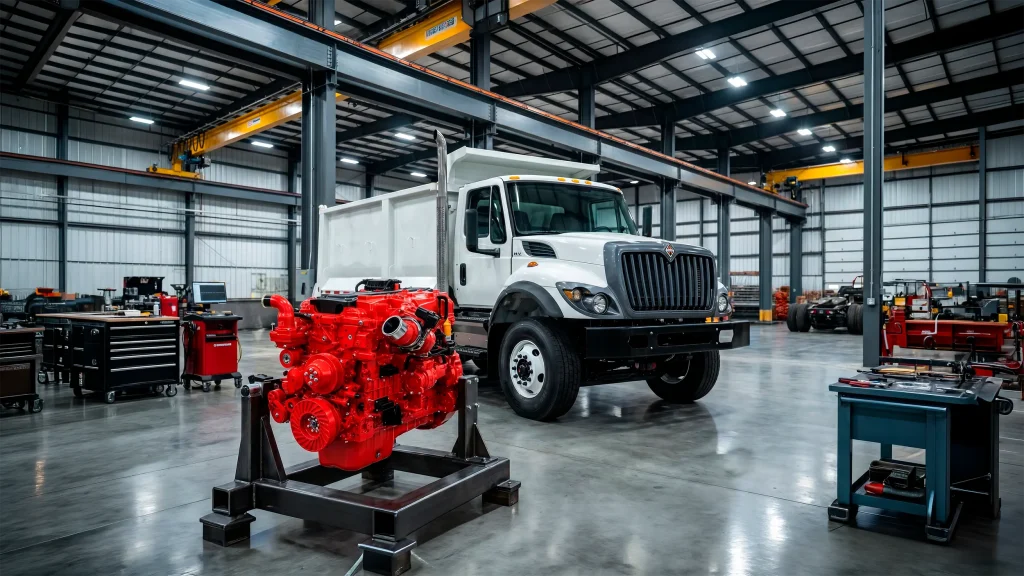 Volqueta HV607 International con transmisión Eaton Fuller de 10 velocidades